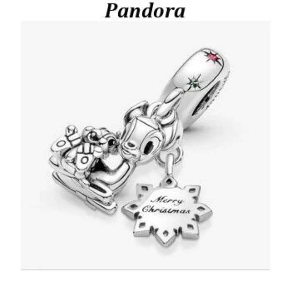 Authentic Pandora Disney Bambi & Thumper Dangle Charm